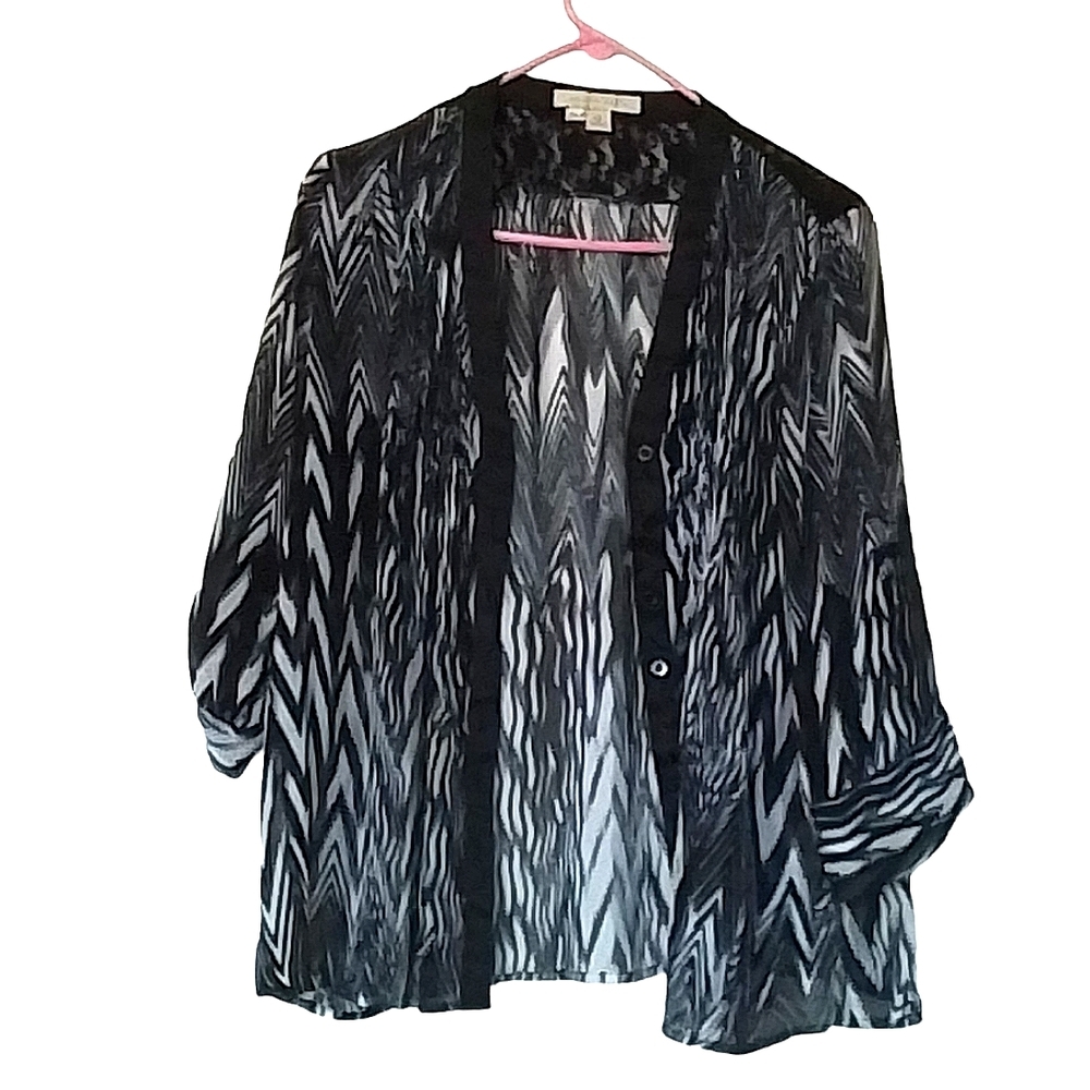 JONATHAN MARTIN WOMENs LARGE BUTTON Down BLOUSE